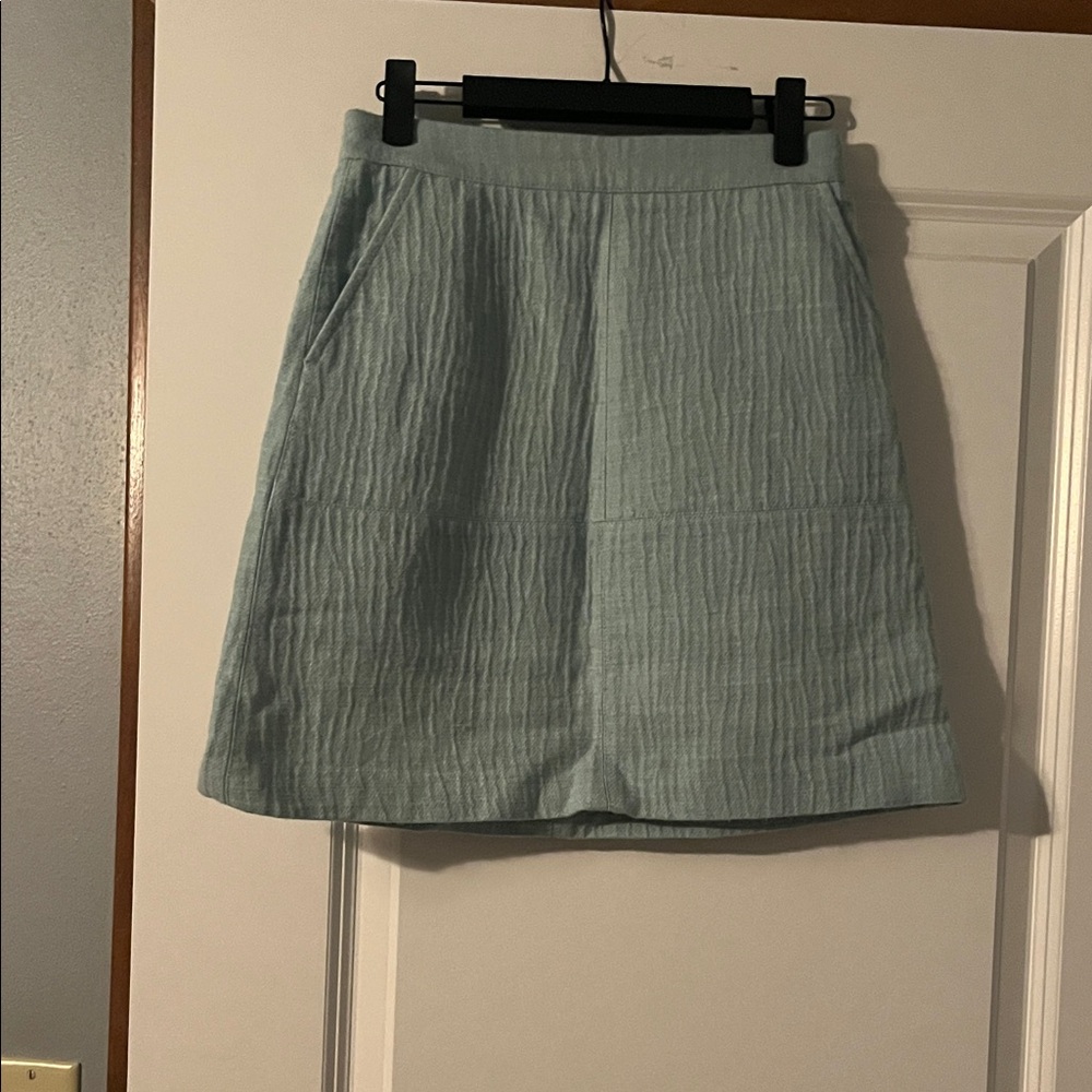 Zara Light Blue mini Skirt